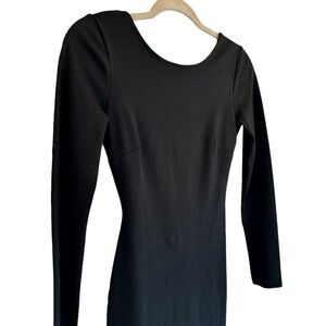 Lulu’s Size Small Little Black Dress Pencil Dress Backless
